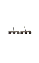 Load image into Gallery viewer, m stud earrings